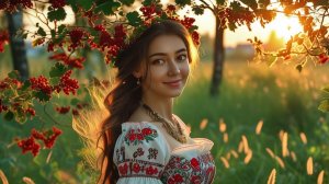 Червона калина листячко зелене | Українська народна пісня / Ukrainian Folk | AI Version
