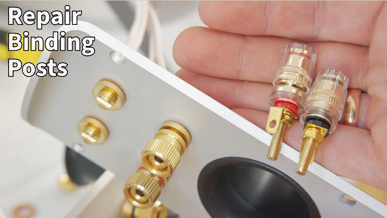 How to Fix Broken Speaker Terminals (Binding Posts) - DIY Repair смотреть онлайн