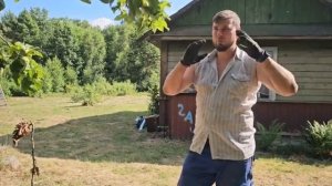 ВЕЧЕРА на ХУТОРЕ в сосновом бору Подписчики посоветовали - мы выполнили Рушим дом изнутри