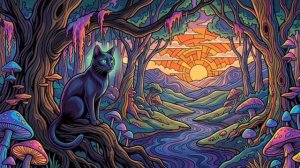 Minimal Techno Mix 🍄 Psychedelic Cat Dub