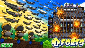 КУЧА БОЕВЫХ ФПВ ДРОНОВ ПРОТИВ ЛЕТАЮЩИХ ФОРТОВ В FORTS!!! #327