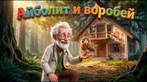 Айболит и воробей. Мультфильм  сказка для детей.