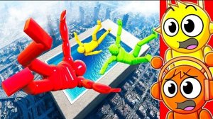 РЭГДОЛЛЫ против ВОДНОГО БАССЕЙНА в GTA 5!