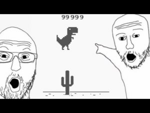 Как на телефоне взломать игру Гугл динозаврик и побить рекорд в игре