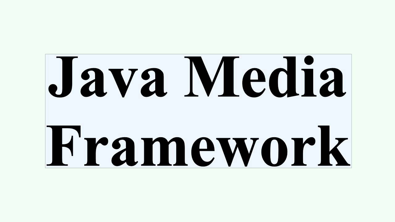 Java Media Framework смотреть онлайн