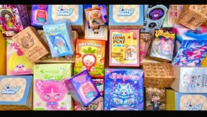 АСМР РАСПАКОВКА чудесных боксов с игрушками ПопМарт и других игрушек 😍😱🍟🍗