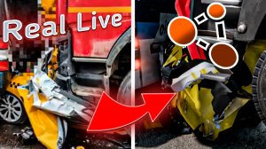 Помощник яндекс. Авария на реальных событиях №5 BeamNG.drive