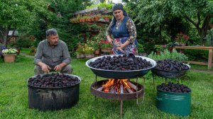 Деревенская Кухня – Сезон Чёрной Шелковицы и Зимний Сироп из Одного Ингредиента 🍇🌿