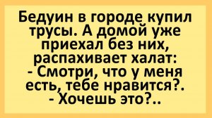 Бедуин в городе купил трусы. А домой уже приехал без них... | Анекдоты смешные | Юмор