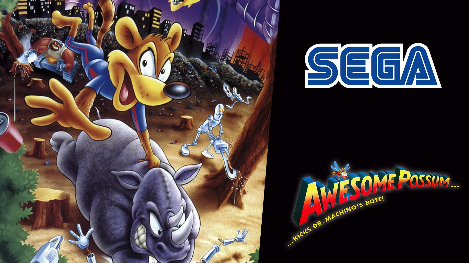 Awesome Possum Kicks Dr. Machino's Butt! (SEGA)