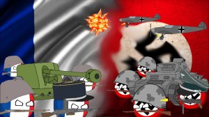 Вторая Мировая Война | Французская Компания | Анимация Countryballs |