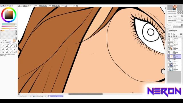 🔥[NERon]🔥РИСУЮ АРТ | SPEED DESING | PAINT TOOL SAI | SPEED ART | КАК РИСОВАТЬ В САИ | Мышкой смотреть онлайн