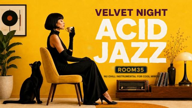 Velvet Night Acid Jazz 🎷 Nu Chill Instrumentals for Cool Minds & Late Night [Vol.35]