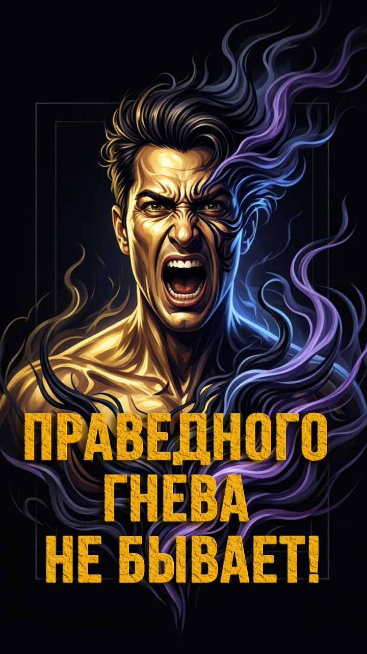 Праведного гнева не бывает!