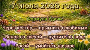 Народные приметы на 7 июля 2026 года