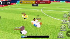 играю в роблокс плейс «супер футбол ФИФА»
