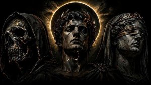 you stood before the false god and discovered heaven had already fallen (deep dark atmosphere)