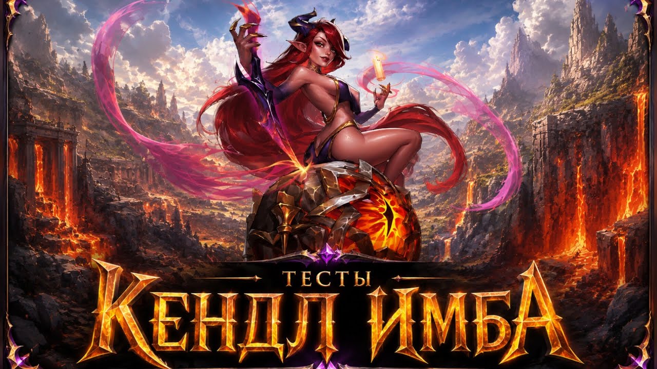Тесты. КЕНДЛ Новая имба! С кем ставить. Что качать герою Кендл. Хроники Хаоса. #HeroWars #edit