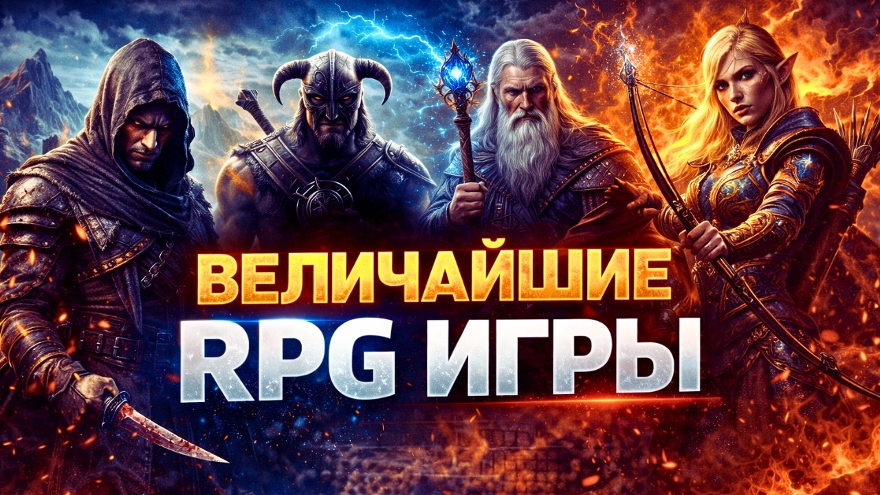 ТОП 20 ЛУЧШИХ РПГ В ИСТОРИИ ИГР! Лучшие Игры жанра RPG.