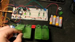 Видеозапись работы устройства (Умная таблетница)