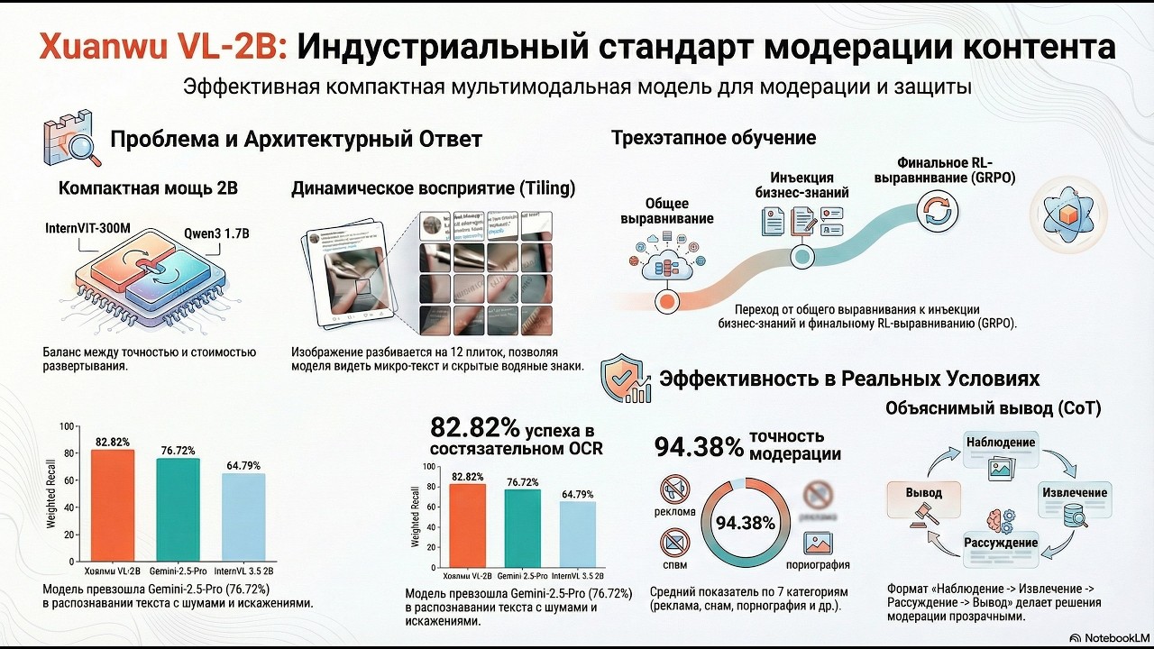 Xuanwu: Evolving General Multimodal Models into an Industrial-Grade Foundation for Content Ecosystem смотреть онлайн