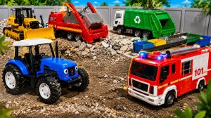 🚜 Как появилась ГОРОДСКАЯ СВАЛКА? 🚒 Большой сборник мультиков про машинки и спецтехнику