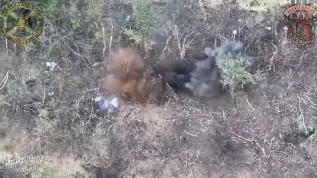 Боец взорвал украинских солдат в их схроне