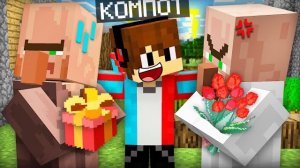 КАК Я ПОМИРИЛ ЖИТЕЛЕЙ В МАЙНКРАФТ | Компот Minecraft