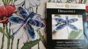 Драгоценная стрекоза Sapphire Dragonfly (Mill Hill, MHDF1): от обзора набора до готовой работы
