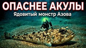 Ядовитый монстр Азова: Самая опасная рыба, которую вы не замечали