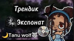 Экспонат трендик//🐺🌙