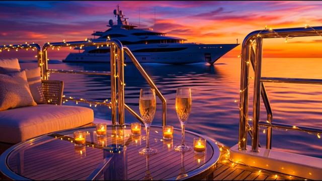 Luxury Chillout Lounge Music - Sunset Luxury Yacht View смотреть онлайн
