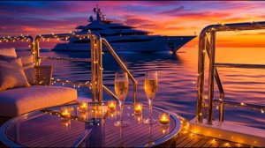 Luxury Chillout Lounge Music - Sunset Luxury Yacht View