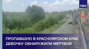 Пропавшую в Красноярском крае девочку обнаружили мертвой, сообщили ТАСС в СК