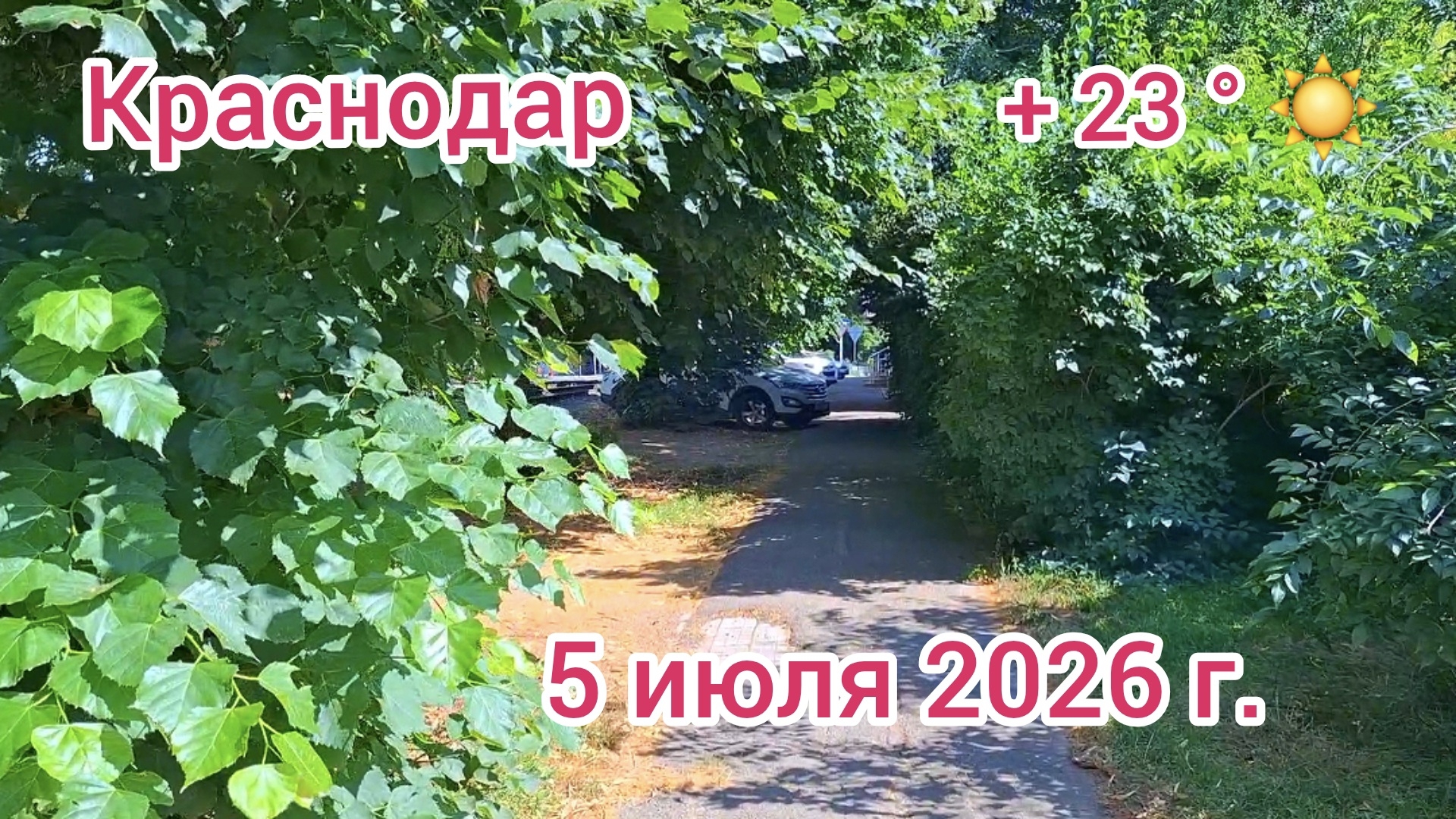 Краснодар - пешком по городу - 5 июля 2026 г.