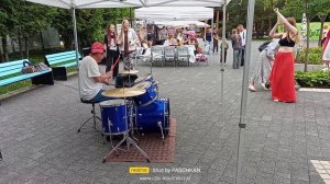 Игра на 🥁 в Центральном парке Мытищи.