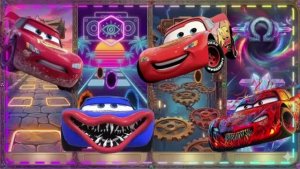 Молния Маккуин против Хоррор Маккуина под COFFIN DANCE Tiles Hop!