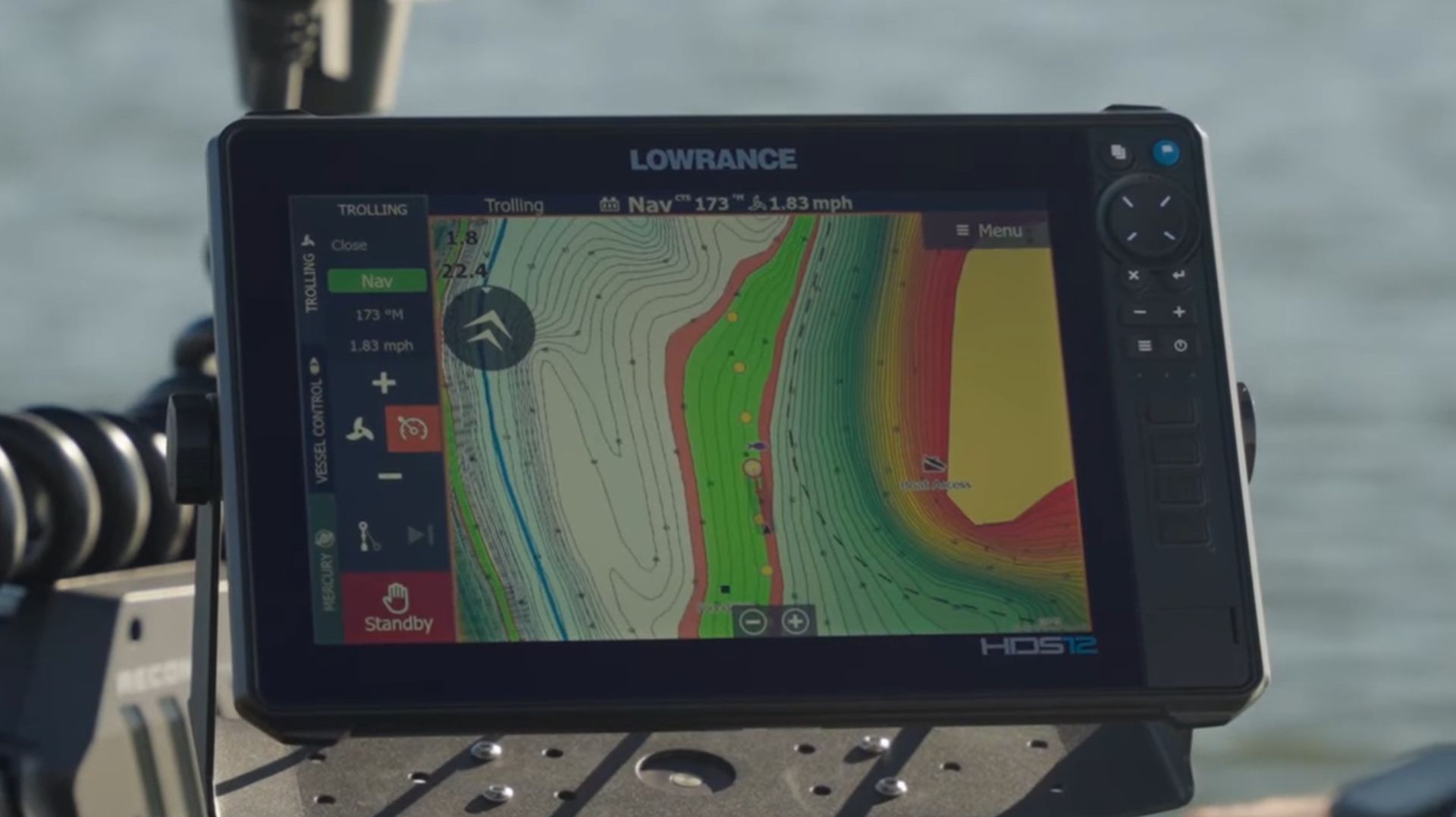 Маршрут по глубинам только на C-map! Depth Routing Feature Quick Tip! Lowrance Ghost and Recon смотреть онлайн