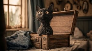The Cat Who Grew Old With Him - Three-Quarter Town
