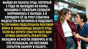 Истории из жизни/Если вы хотите спасти отца, то вам нужно заменить лекарства- сообщила медсестра