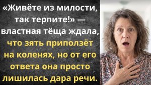 Сбежали от властной тёщи в ночь | Истории из жизни