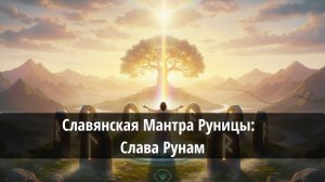 🔥 Славянская Мантра Руницы: Слава Рунам