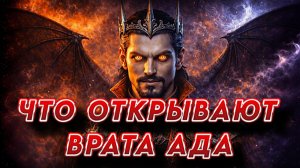 ЧТО ОТКРЫВАЮТ ВРАТА АДА? Четыре демона войны