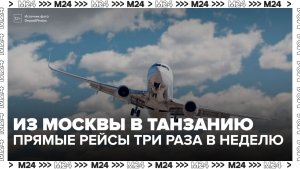 Прямые рейсы из Москвы в Танзанию будут выполняться три раза в неделю