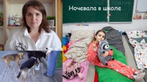 VLOG Алиса ночевала в школе