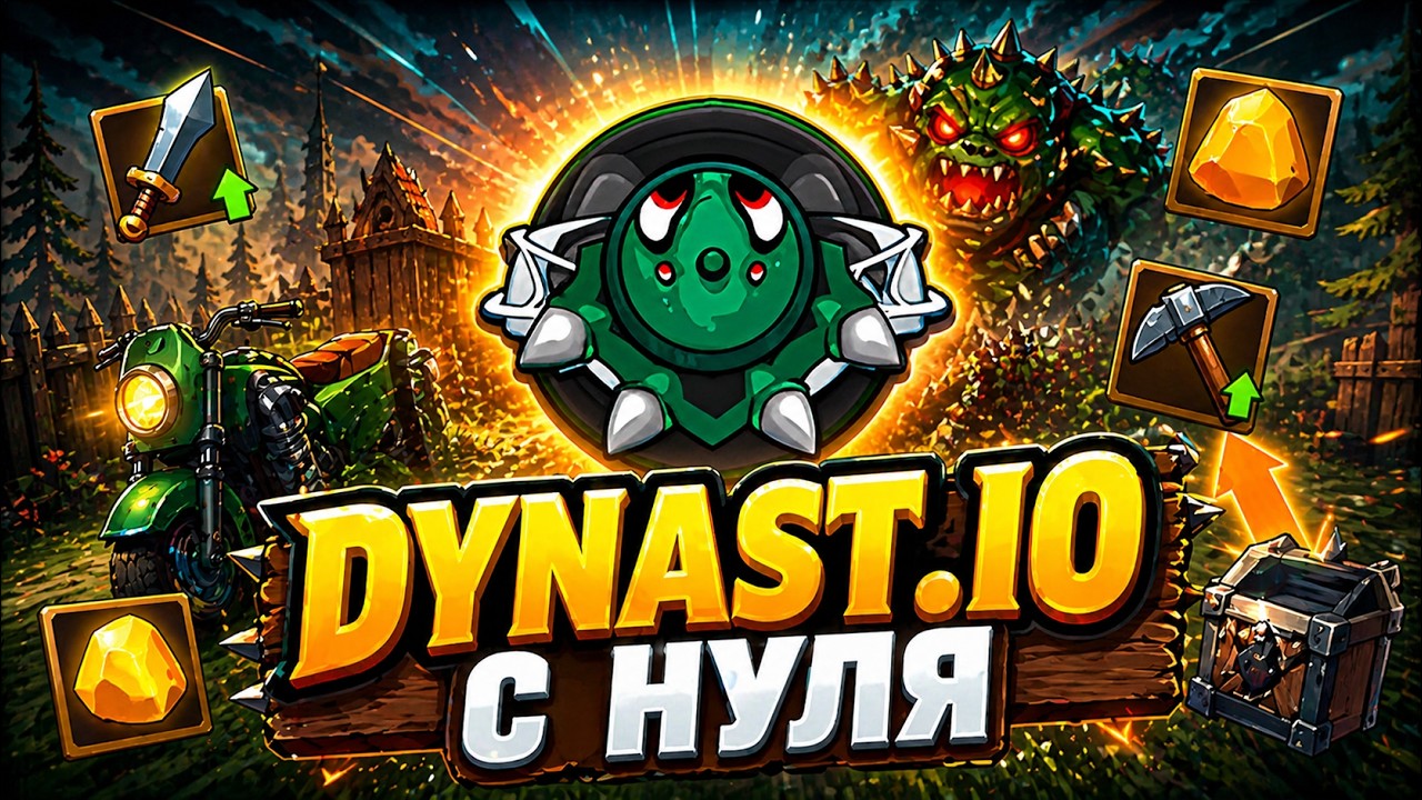 Dynast.io, но я начал с нуля... ⚔️ ДЕНЬ 1😎