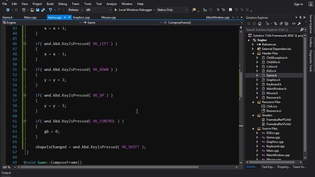 #07 C++ для начинающих - Скорость. Отделение логики от рисования на экране. Урок 4.3 смотреть онлайн