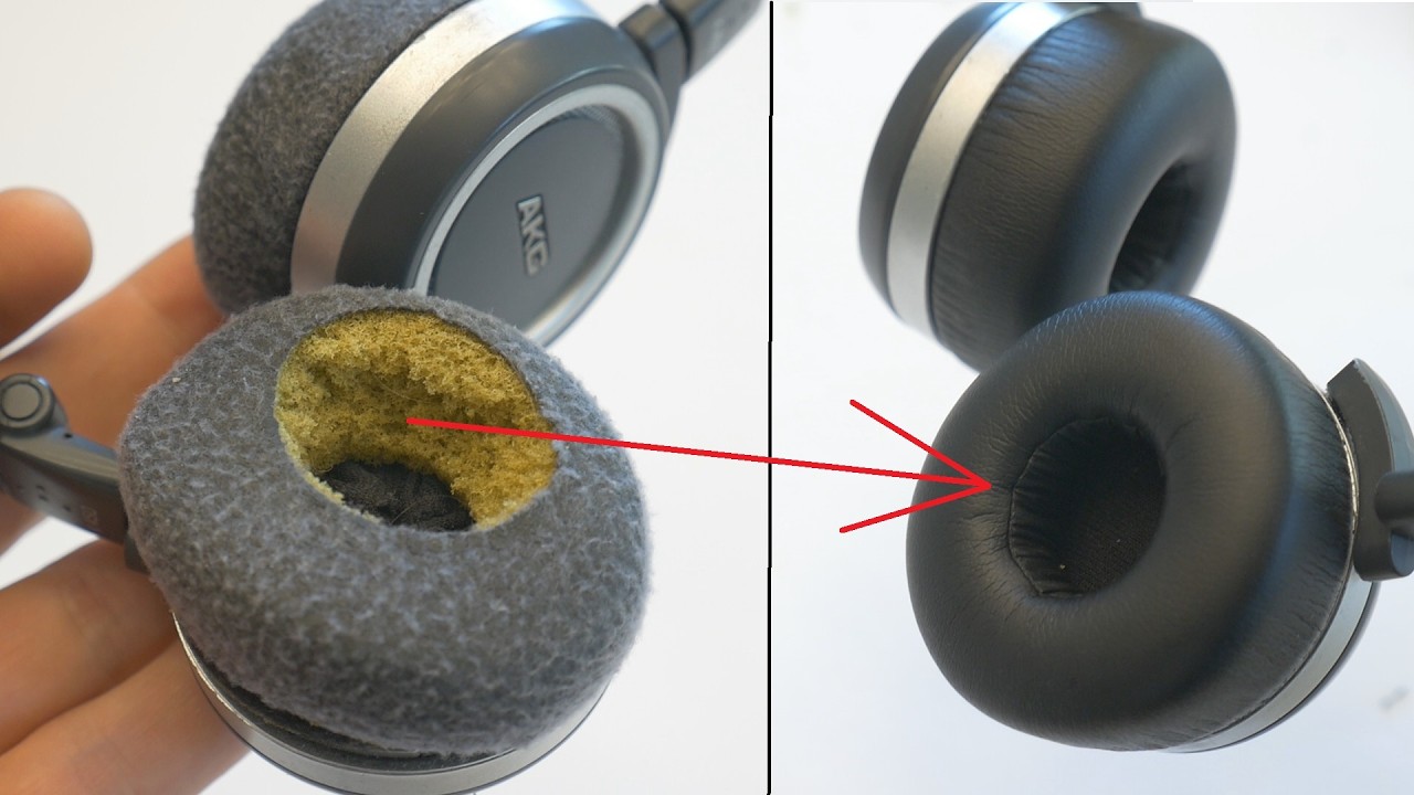 How To Remove & Replace AKG K450 Ear-pads Cushions смотреть онлайн