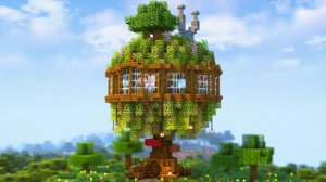 МАЙНКРАФТ Как построить домик на дереве - Minecraft новые видео