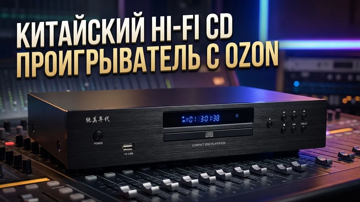 Китайский HI-FI CD проигрыватель с Ozon смотреть онлайн